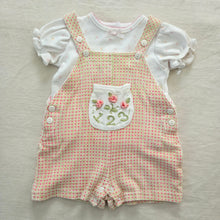 Load image into Gallery viewer, Vintage 123 Floral Romper 6-9 months
