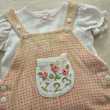 Load image into Gallery viewer, Vintage 123 Floral Romper 6-9 months
