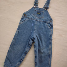 Load image into Gallery viewer, Vintage Oshkosh Denim Overalls 3t
