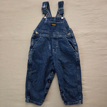 Load image into Gallery viewer, Vintage Oshkosh Dark Denim Overalls 2t

