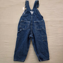 Load image into Gallery viewer, Vintage Oshkosh Dark Denim Overalls 2t
