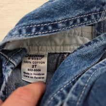 Load image into Gallery viewer, Vintage Oshkosh Dark Denim Overalls 2t
