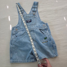 Load image into Gallery viewer, Vintage Oshkosh Denim Tool Shortalls 3t

