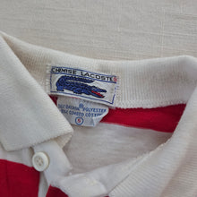 Load image into Gallery viewer, Vintage Lacoste Red/White Striped Shirt 3t/4t
