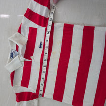 Load image into Gallery viewer, Vintage Lacoste Red/White Striped Shirt 3t/4t
