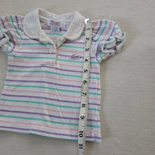 Load image into Gallery viewer, Vintage Lacoste Girly Striped Shirt 3-6 months
