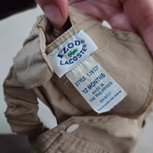 Load image into Gallery viewer, Vintage Lacoste Neutral Overalls 9-12 months
