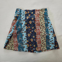 Load image into Gallery viewer, Vintage Striped Floral Skirt kids 7/8 *missing button
