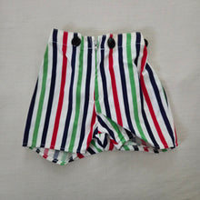 Load image into Gallery viewer, Vintage Multicolored Striped Shorts 2t
