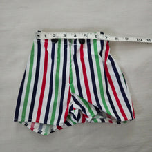 Load image into Gallery viewer, Vintage Multicolored Striped Shorts 2t
