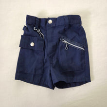 Load image into Gallery viewer, Vintage Navy Blue Shorts 2t/3t
