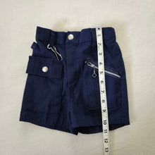 Load image into Gallery viewer, Vintage Navy Blue Shorts 2t/3t
