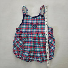 Load image into Gallery viewer, Vintage Plaid Bubble Shortalls 18 months
