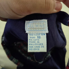 Load image into Gallery viewer, Vintage Plaid Bubble Shortalls 18 months

