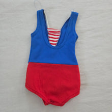 Load image into Gallery viewer, Vintage Sailor Swimsuit 12-18 months
