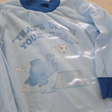 Load image into Gallery viewer, Vintage Cookie Monster Soccer PJs Set 4t
