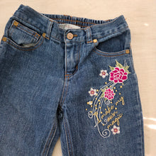 Load image into Gallery viewer, Y2k Disney Princess Jeans kids 6
