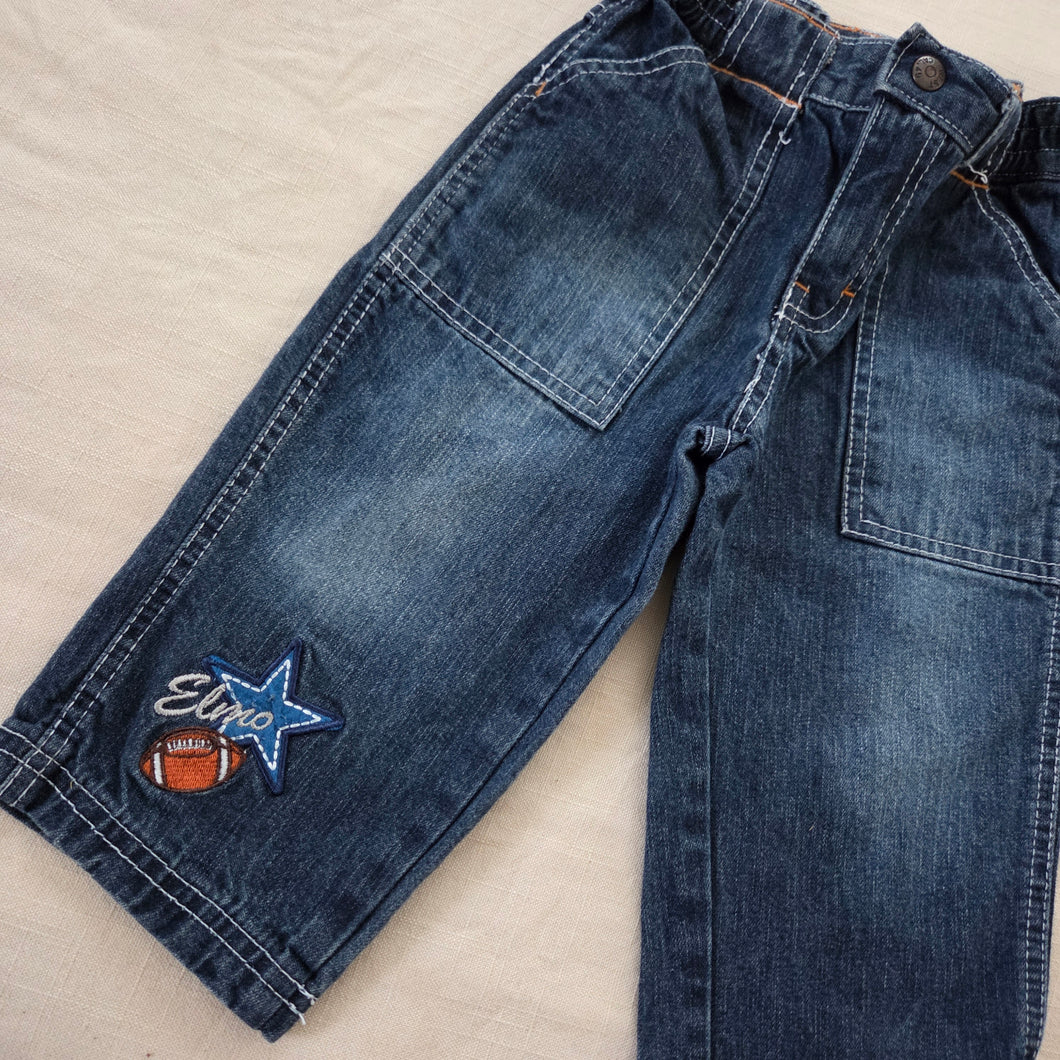 Y2k Elmo Football Jeans 2t