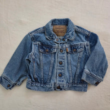 Load image into Gallery viewer, Vintage Levi's Trucker Jean Jacket Orange Tab 3t
