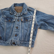 Load image into Gallery viewer, Vintage Levi's Trucker Jean Jacket Orange Tab 3t
