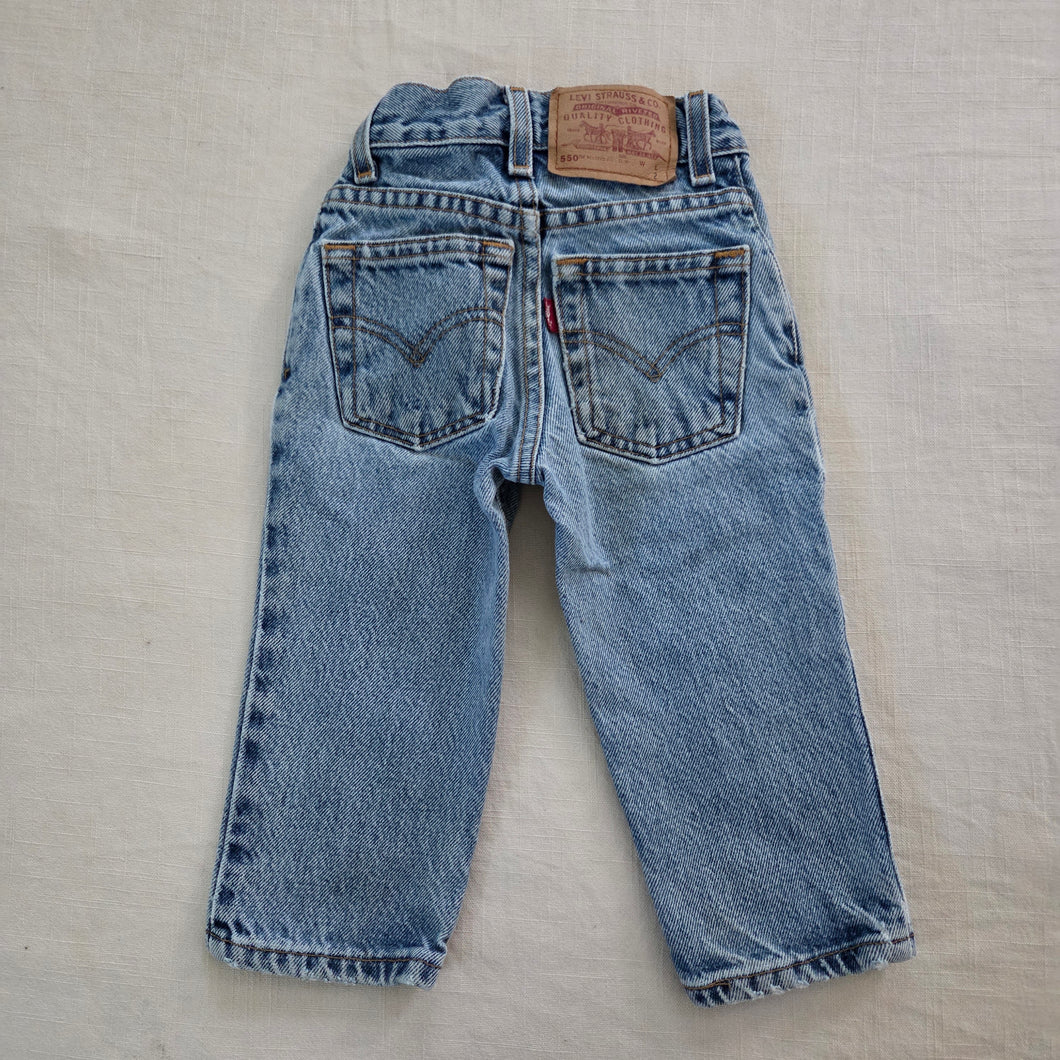 Vintage Levi's 550 Fit Jeans 2t SLIM