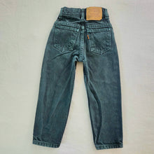 Load image into Gallery viewer, Vintage Levi's 550 Fit Dark Green Jeans Orange Tab 4t SLIM

