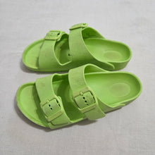 Load image into Gallery viewer, Birkenstock Lime Green Sandals kids 2
