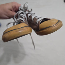 Load image into Gallery viewer, Converse Brown Leather High Tops toddler 10

