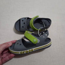 Load image into Gallery viewer, Croc Gray Sandals toddler 8
