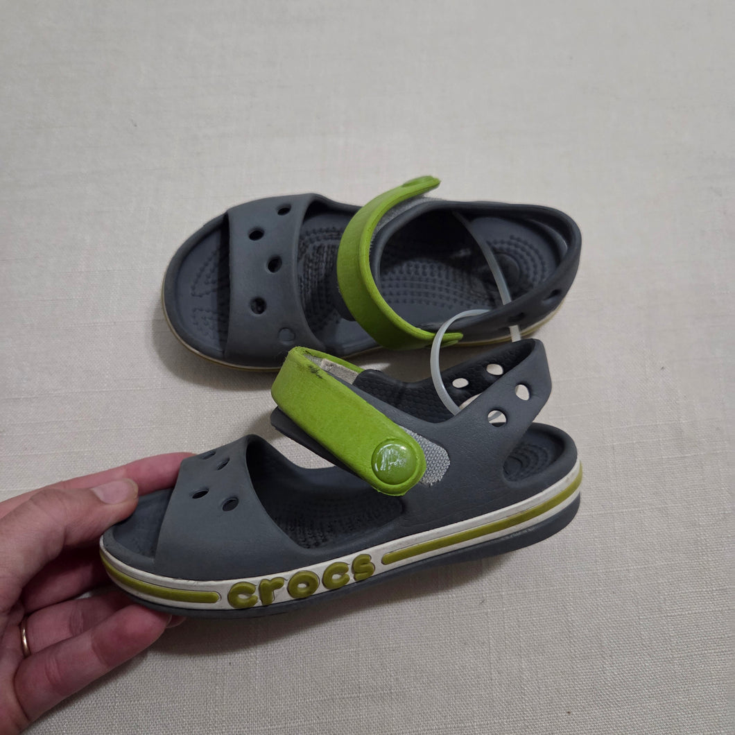 Croc Gray Sandals toddler 8