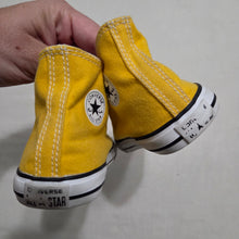 Load image into Gallery viewer, Converse Yellow High Top Shoes toddler 10
