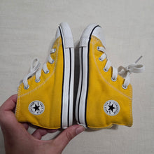 Load image into Gallery viewer, Converse Yellow High Top Shoes toddler 10
