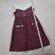 Load image into Gallery viewer, Vintage Strawberry Sleeveless Pocket Dress kids 8
