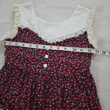 Load image into Gallery viewer, Vintage Strawberry Sleeveless Pocket Dress kids 8
