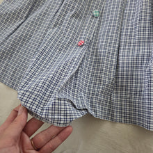 Load image into Gallery viewer, Vintage Watermelon Plaid Sleeveless Dress kids 7 *flaw
