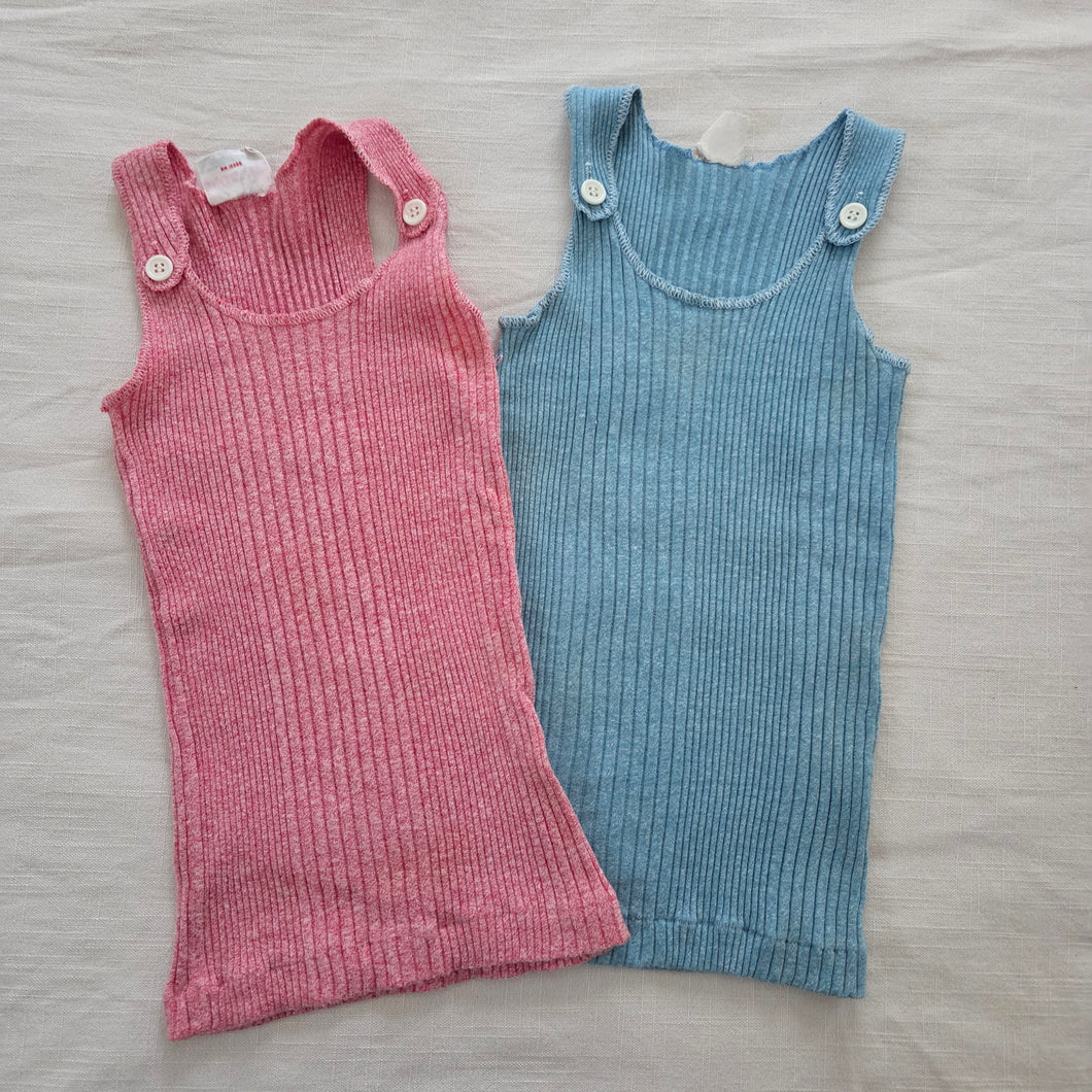 Vintage Ribbed Tank Tops Bundle 3t/4t