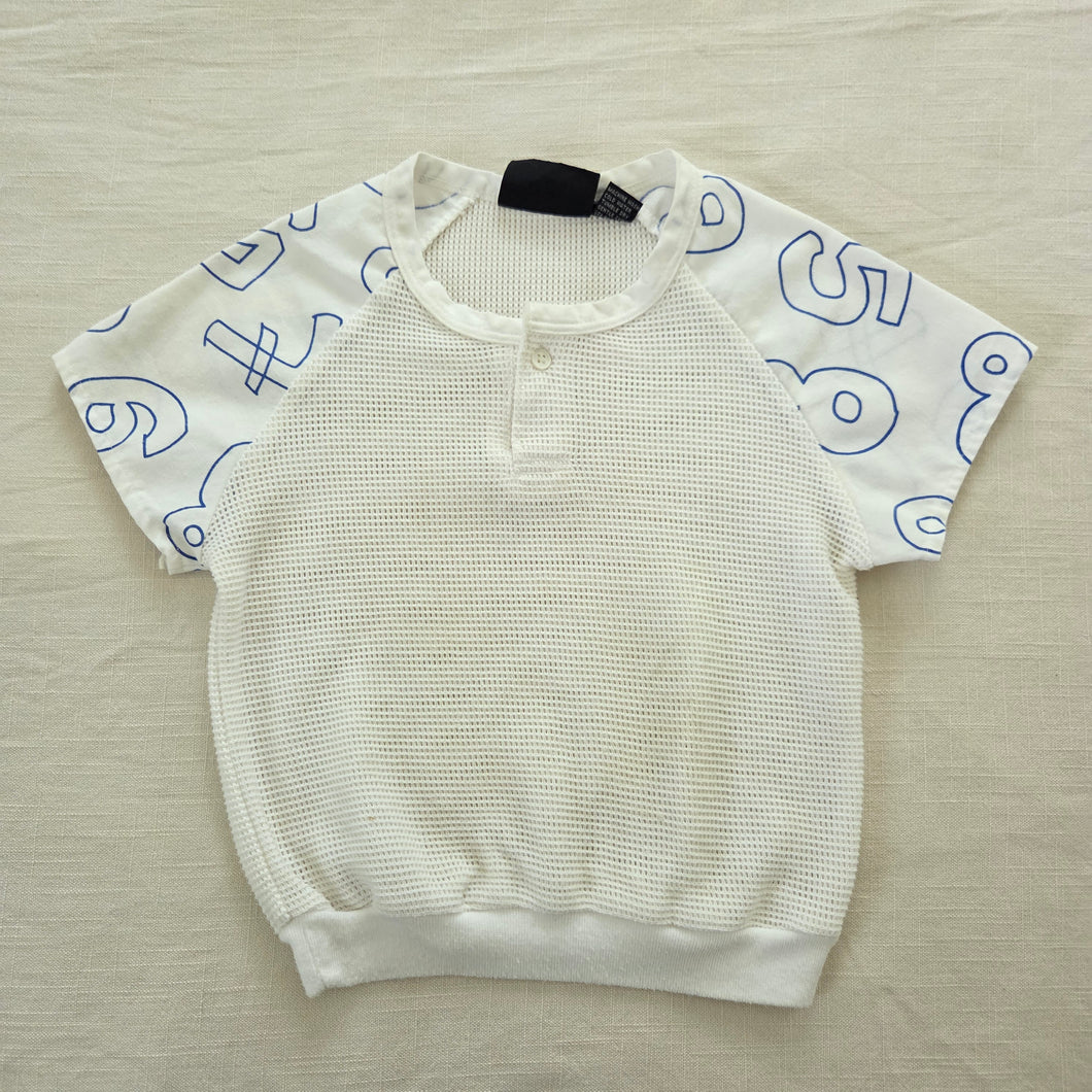 Vintage Mesh Numbers Shirt 3t