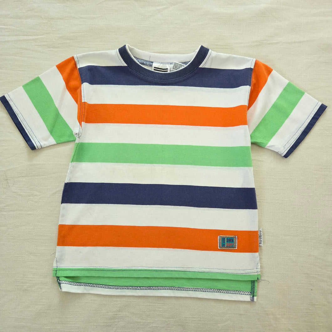 Vintage Bright Striped Tee kids 6