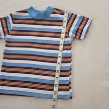 Load image into Gallery viewer, Vintage Blue/Brown Striped Shirt 2t/3t
