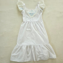 Load image into Gallery viewer, Vintage White Embroidered Sleeveless Dress kids 10
