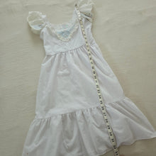 Load image into Gallery viewer, Vintage White Embroidered Sleeveless Dress kids 10
