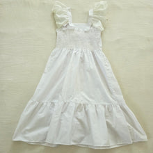 Load image into Gallery viewer, Vintage White Embroidered Sleeveless Dress kids 10
