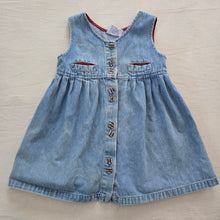 Load image into Gallery viewer, Vintage Samara Denim Dress 2t *missing button
