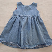 Load image into Gallery viewer, Vintage Samara Denim Dress 2t *missing button

