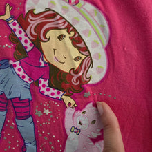 Load image into Gallery viewer, Older Strawberry Shortcake &quot;Wanna Dance?&quot; Tee kids 7/8 *flaw

