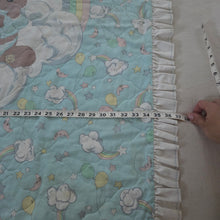 Load image into Gallery viewer, Vintage Precious Moments Bear Quilted Toddler Blanket
