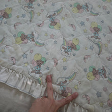Load image into Gallery viewer, Vintage Precious Moments Bear Quilted Toddler Blanket

