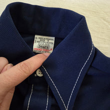 Load image into Gallery viewer, Vintage 70s Sears Navy Buttondown 4t
