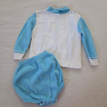 Load image into Gallery viewer, Vintage Blue Knit Matching Set 18 months
