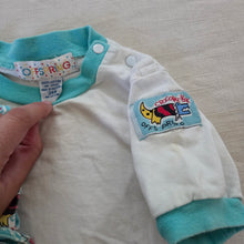 Load image into Gallery viewer, Vintage 90s Animals Shortalls + Shirt Set 24 months
